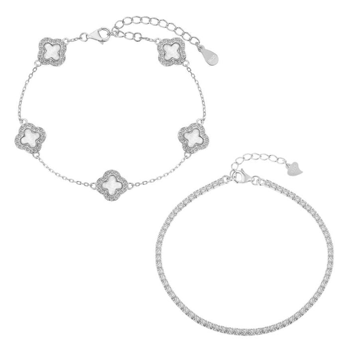 Azelia Tennis Bracelet Set