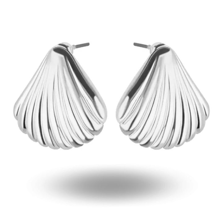 Aerin Shell Earrings Silver