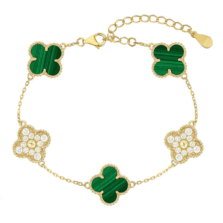 Cristia Clover Bracelet Green