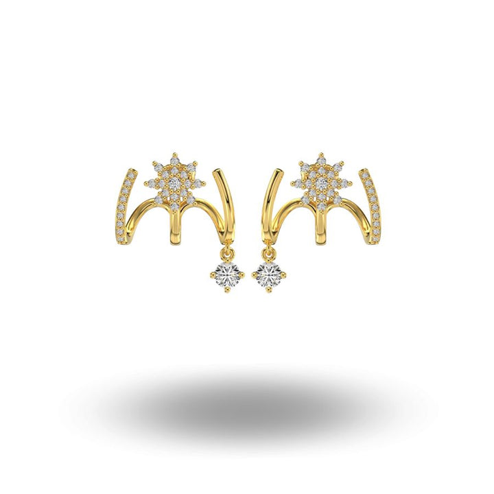 Feyre Illusion Earrings Gold