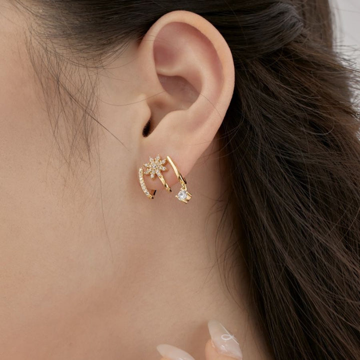 Feyre Illusion Earrings Gold