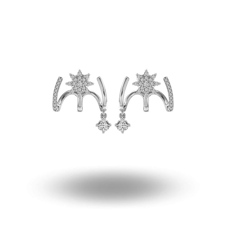 Feyre Illusion Earrings Silver