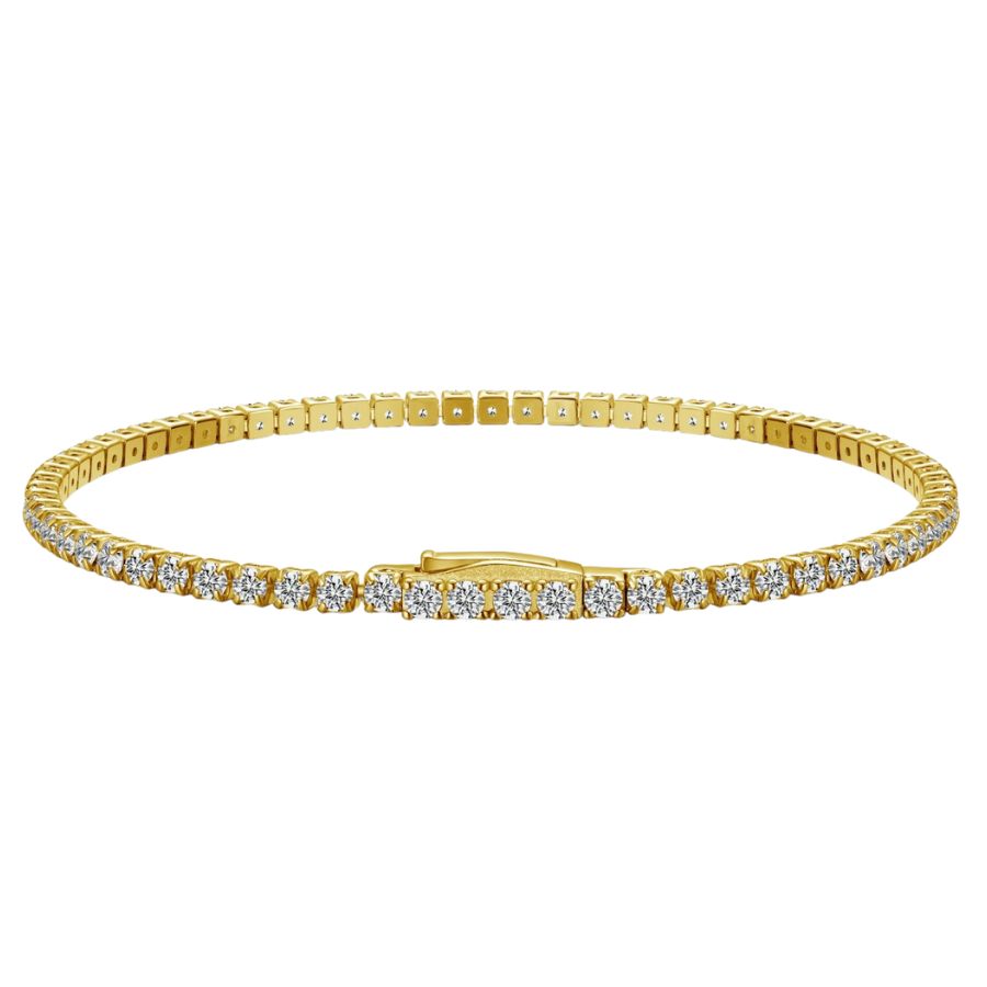 Tennis Bracelet Luxe 2.5mm Gold