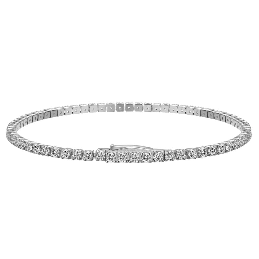 Tennis Bracelet Luxe 2.5mm Silver