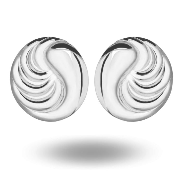 Willa Swirl Earrings Silver