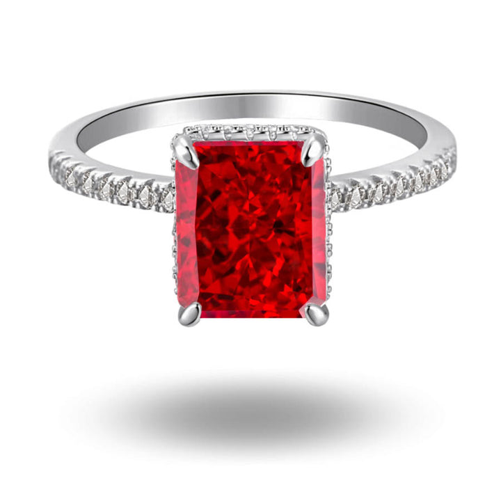 Brea Crushed Ice Ring Red