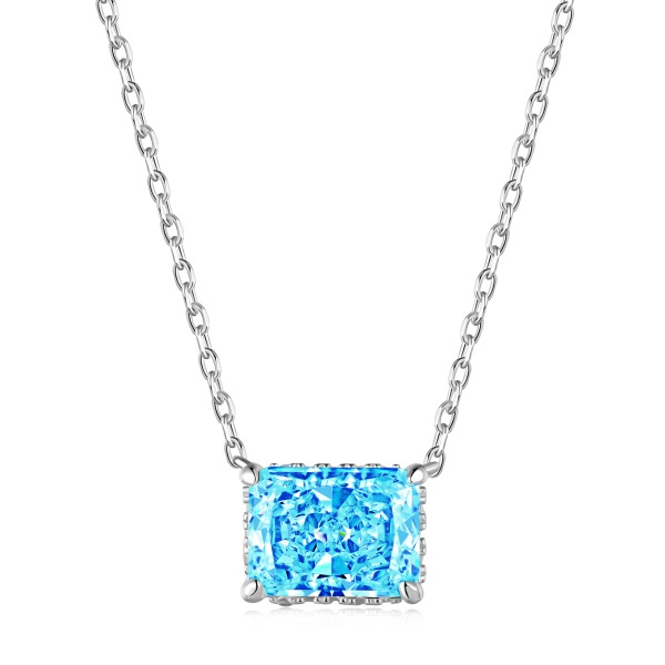 Aquamarine Pendant Necklace, 60.00 Carats