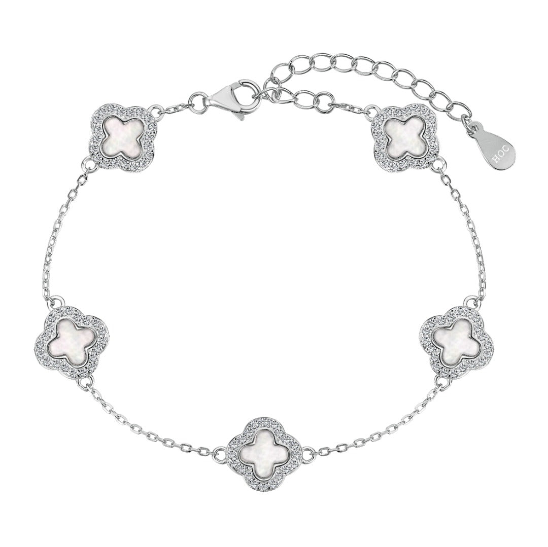 Azelia Clover Bracelet Silver