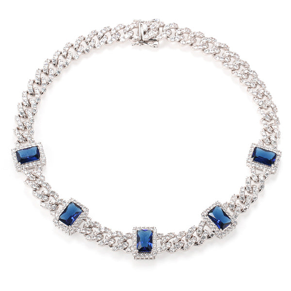 Duchess Chain Blue - House of Carats UK