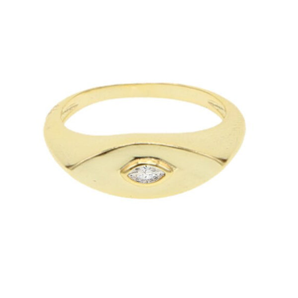 Evil Eye Ring Gold - House of Carats