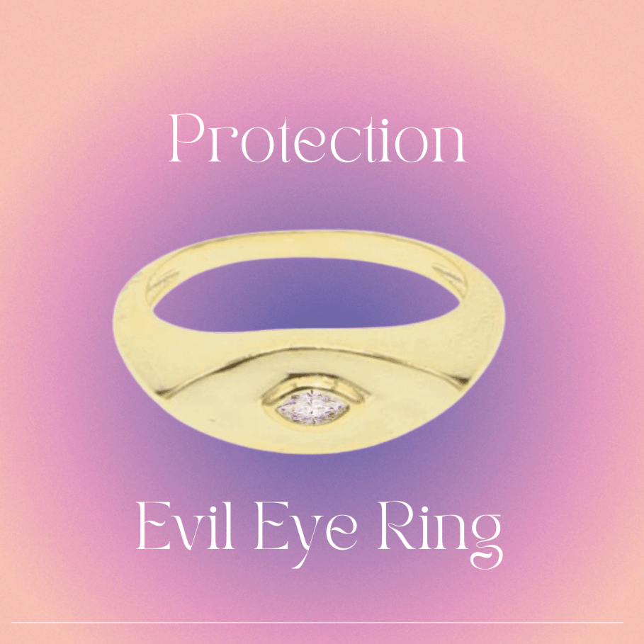 Evil Eye Ring Gold