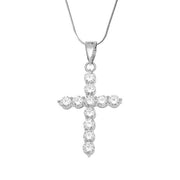 Iced Cross Necklace - House of Carats