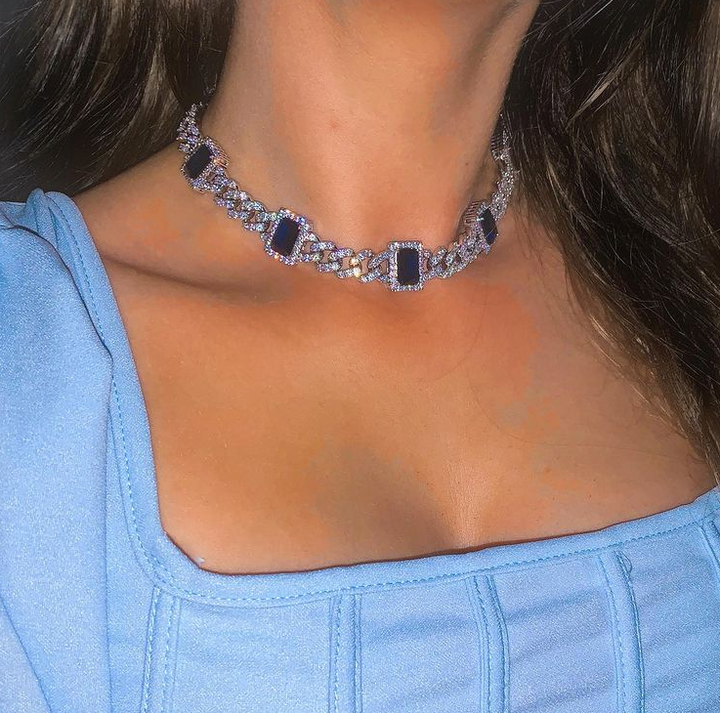 Duchess Chain Blue - House of Carats UK