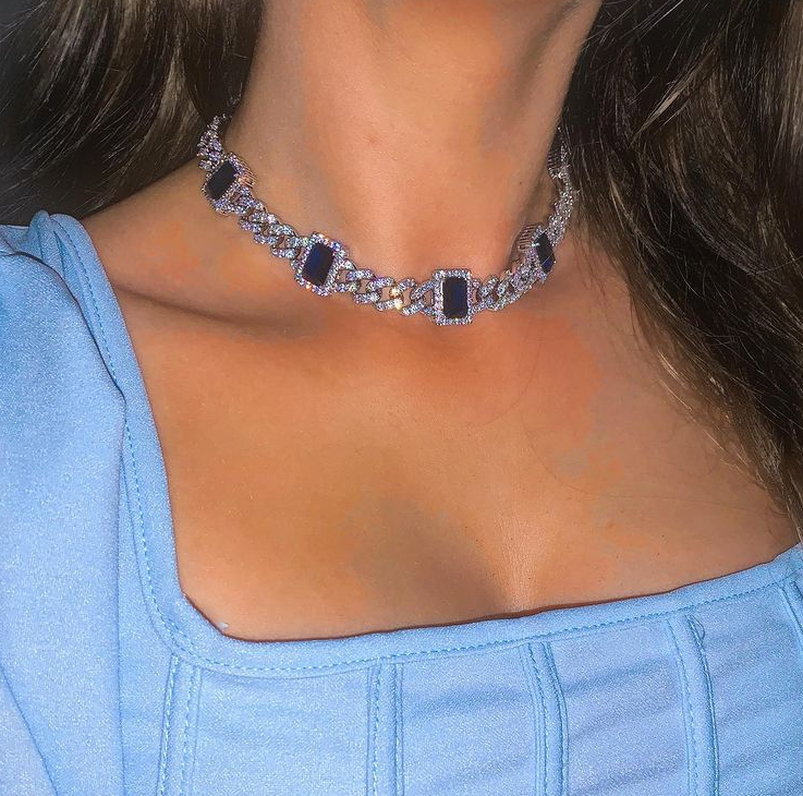 Duchess Chain Blue - House of Carats