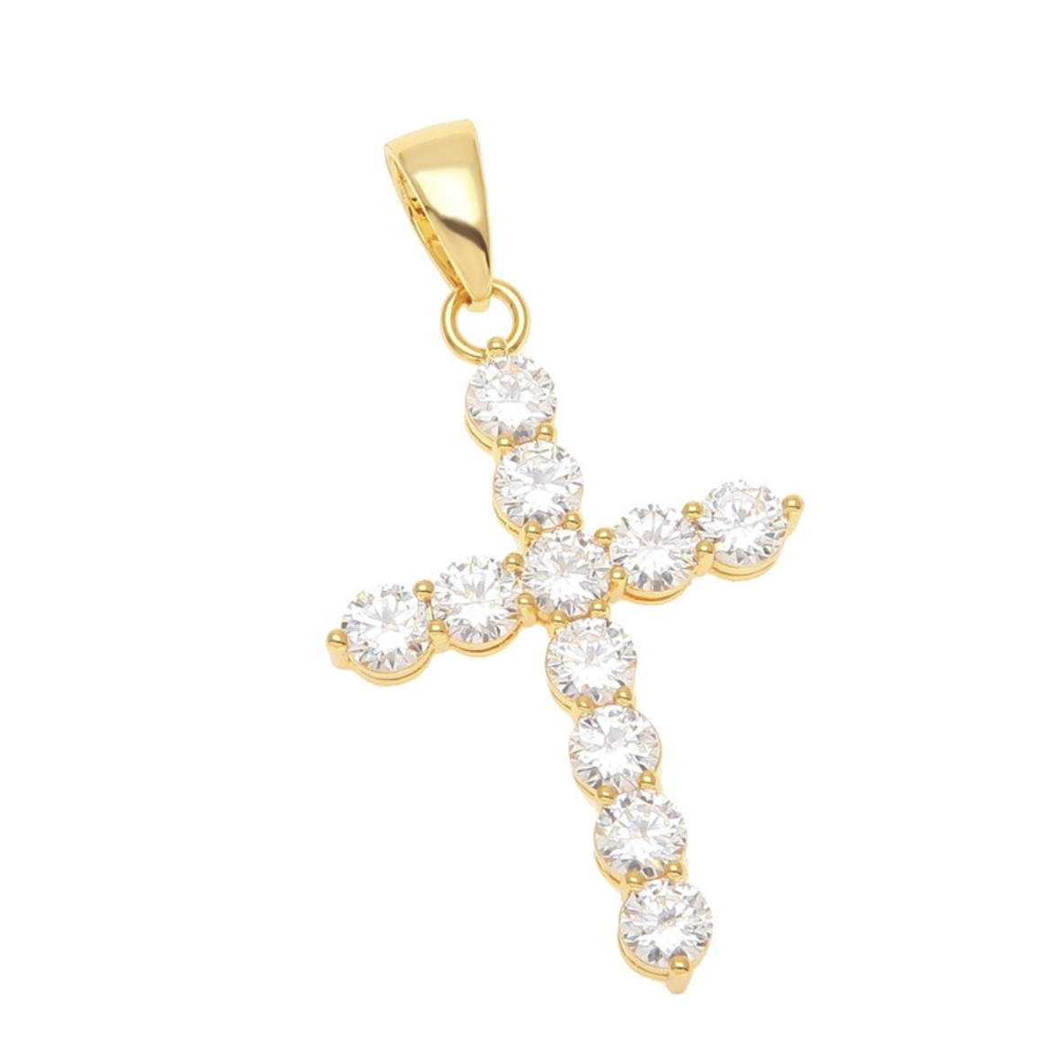 Iced Cross Necklace - House of Carats