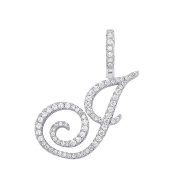 Icy Initial Necklace