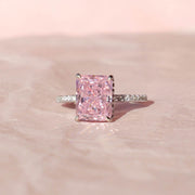 Brea Crushed Ice Ring Blush Pink