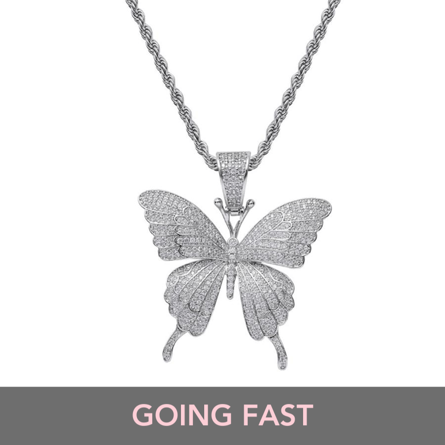 Icy Butterfly Necklace - House of Carats