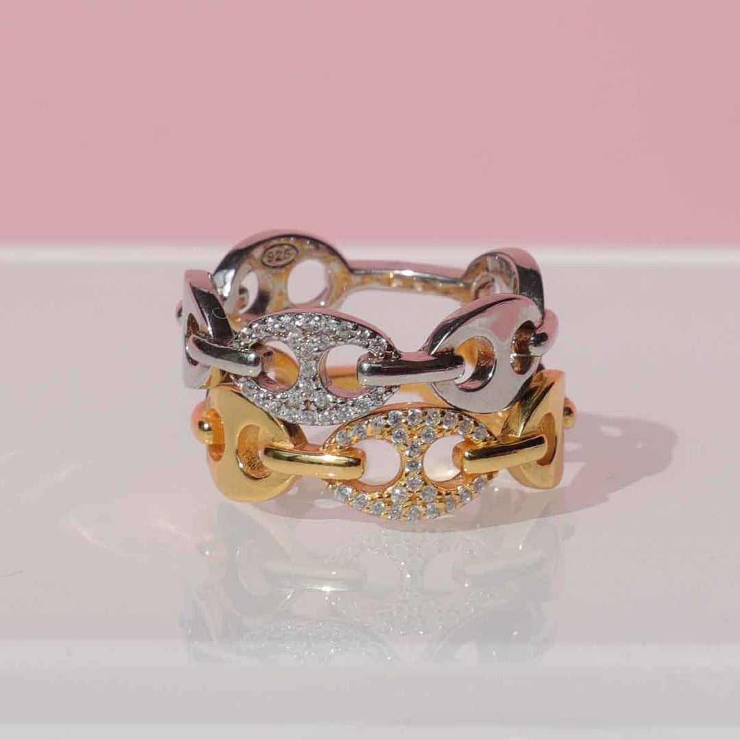 Pave Mariner Chain Ring