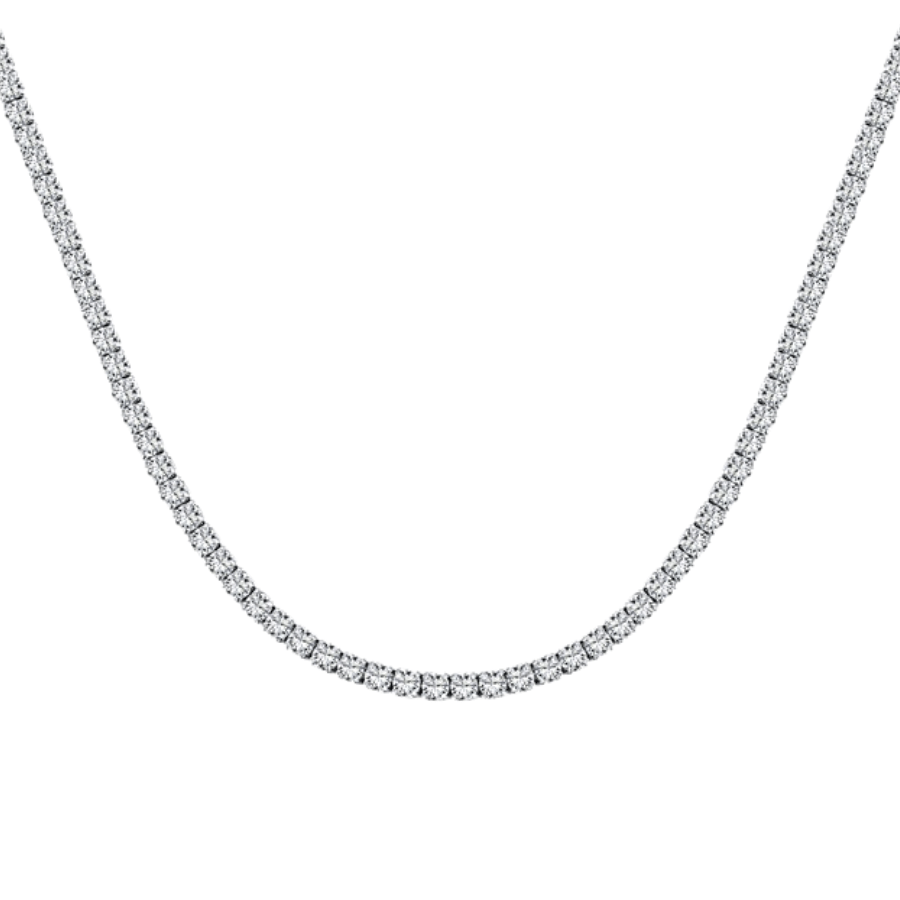 Tennis Necklace Silver 2mm